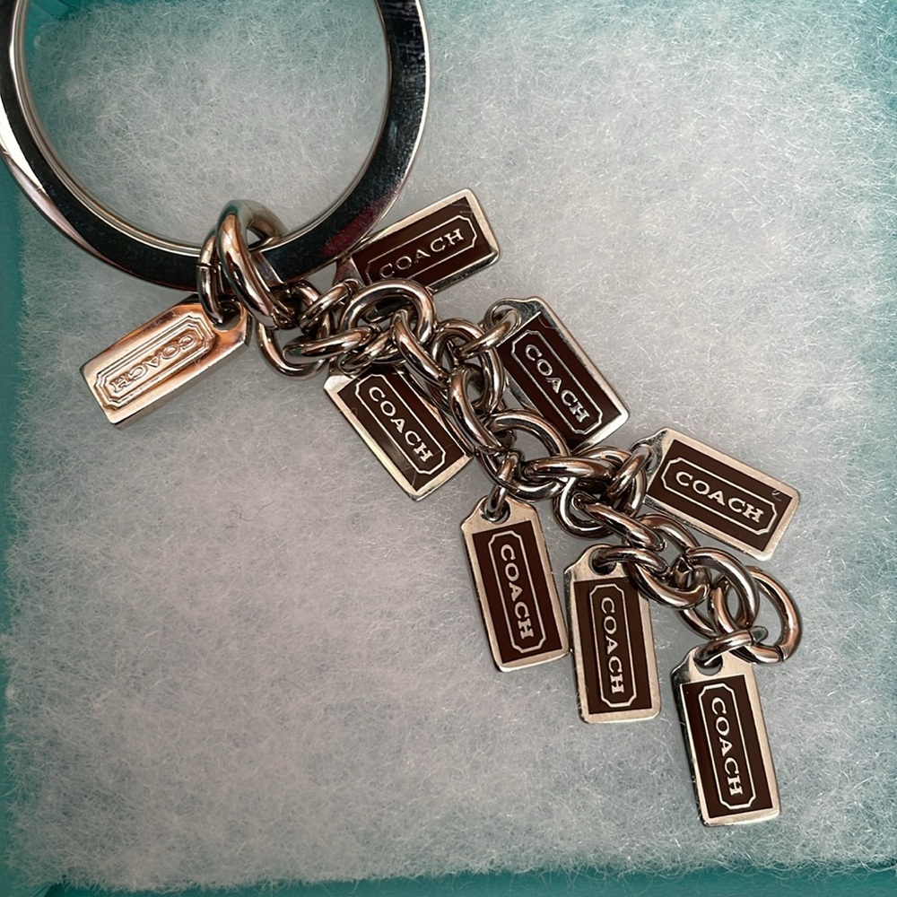 Coach Hang Tag Keychain